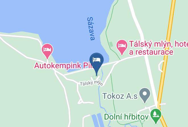 Zdar Nad Sazavou - Hotel A Hostinectalsky Mlyn Maps