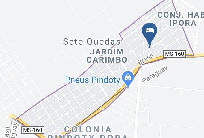 Sete Quedas - Hotel A Italianinha Maps