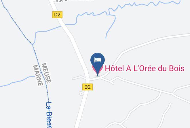 Meuse - Hotel A L'oree Du Bois Maps