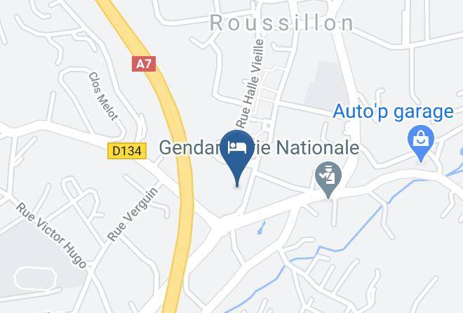 Isere - Hotel A L'oree Du Chateau Maps