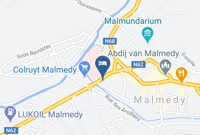 Liege - Hotel A La Forge Malmedy Maps