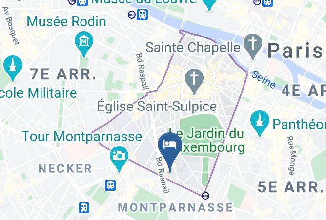 Paris - Hotel A La Villa Des Artistes Maps