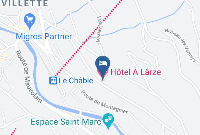 Entremont - Hotel A Larze Maps