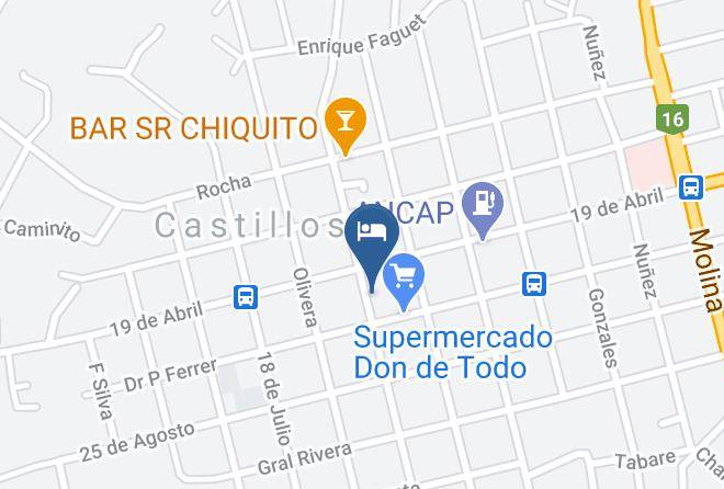 Castillos - Hotel A Mi Gente Maps