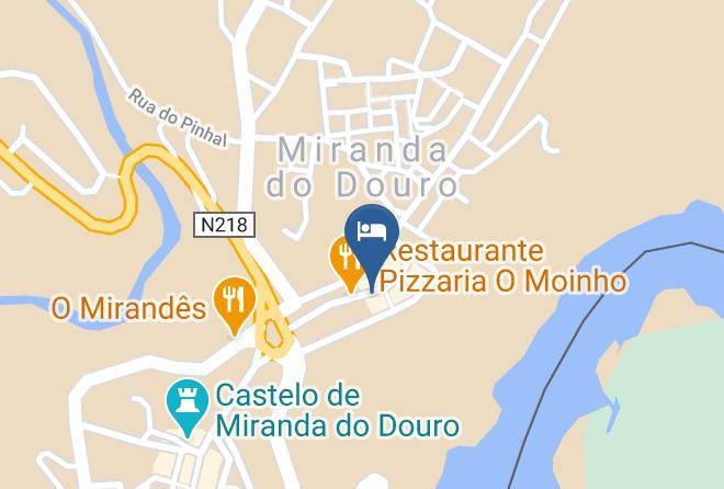 Miranda Do Douro - Hotel A Morgadinha Maps