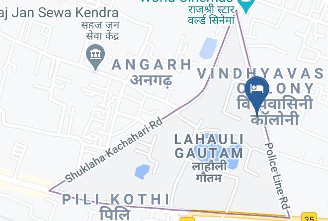Mirzapur - Hotel A One Palace Maps