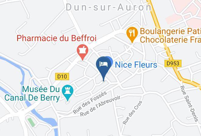 Cher - Hotel A Petit Budget Restaurant De La Poste Pizzeria Maps