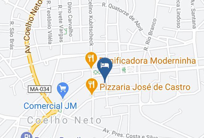 Coelho Neto - Hotel A Piquinina Maps