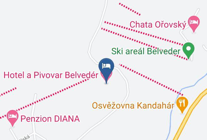 Klatovy - Hotel A Pivovar Belveder Maps