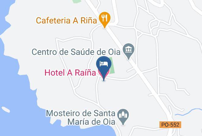 Pontevedra - Hotel A Raina Maps