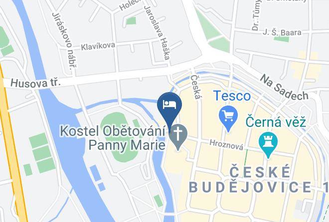 Ceske Budejovice - Hotel & Restaurant Klika Maps