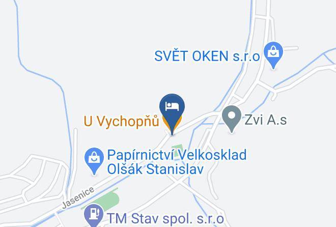 Vsetin - Hotel A Restaurace U Vychopnu Maps