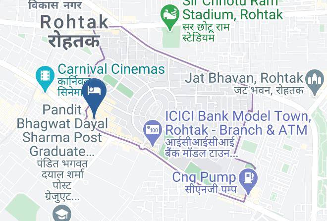 Rohtak - Hotel A Square Continetal Maps
