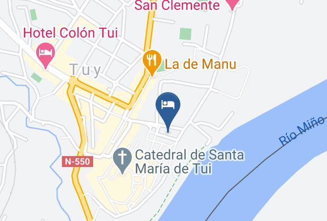 Pontevedra - Hotel A Torre Do Xudeu Maps