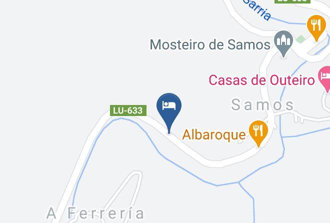 Lugo - Hotel A Veiga Restaurante Maps
