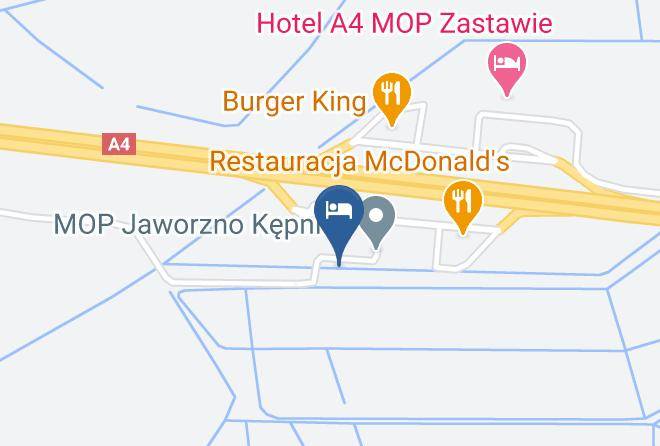 Jaworzno - Hotel A4 Maps