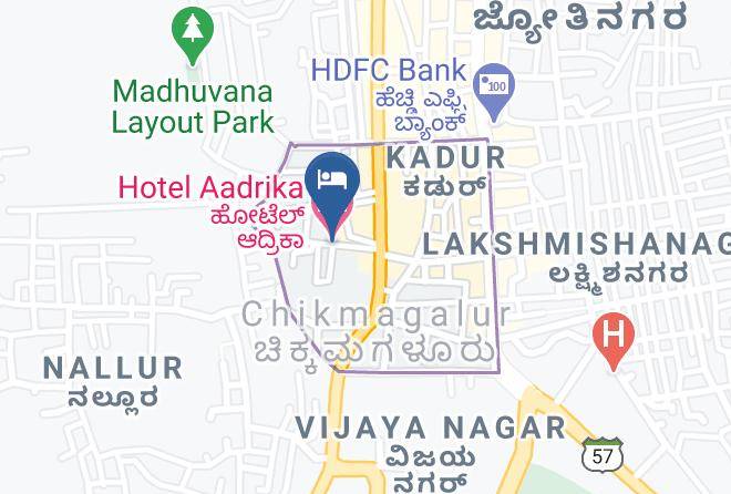 Chikmagalur - Hotel Aadrika Maps
