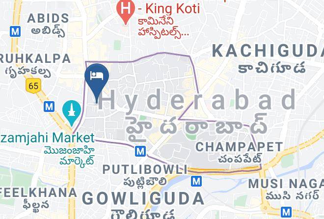 Hyderabad - Hotel Aahwaanam Maps