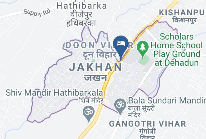 Dehradun - Hotel Aakash Residency Maps