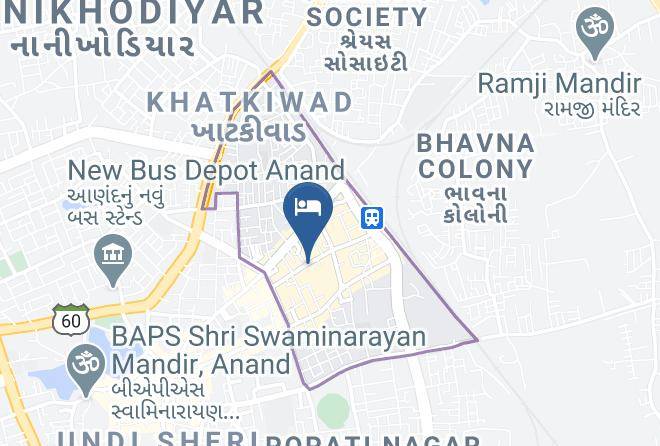 Anand - Hotel Aaram Maps