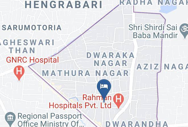 Dispur - Hotel Aarian Aatithya Maps