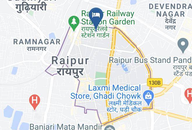 Raipur - Hotel Aarya Inn Maps