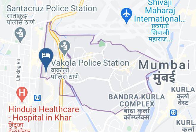 Mumbai - Hotel Aarya International Maps