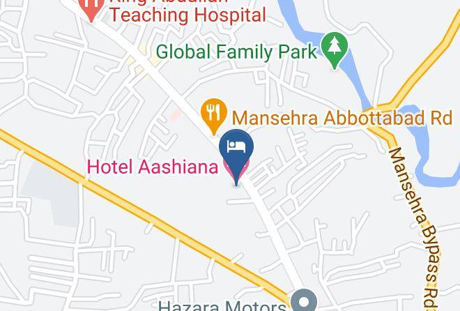 Peshawar - Hotel Aashiana Maps