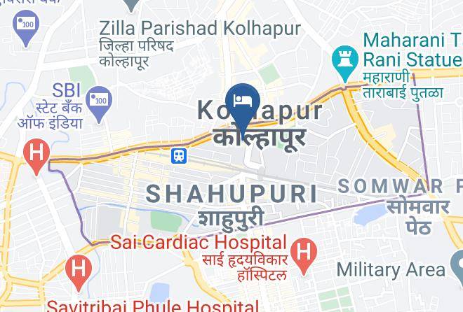 Kolhapur - Hotel Aashish Deluxe Lodging Maps