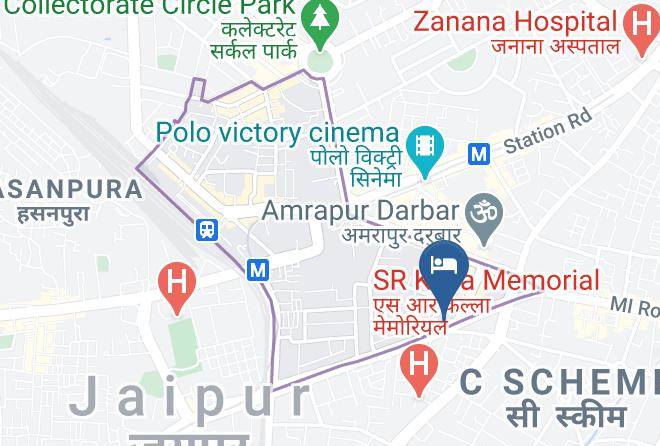Jaipur - Hotel Aashish Maps