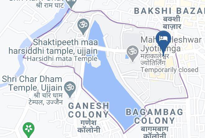 Ujjain - Hotel Aastha Shree Maps