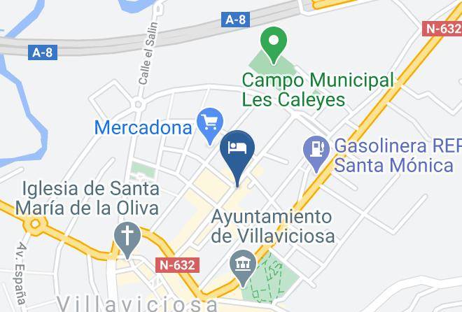 Asturias - Hotel Ab Murias Blancas Maps