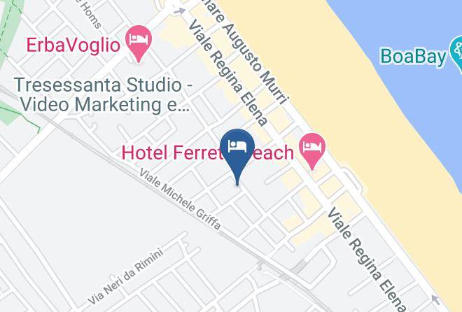 Rimini - Hotel Abamar Maps