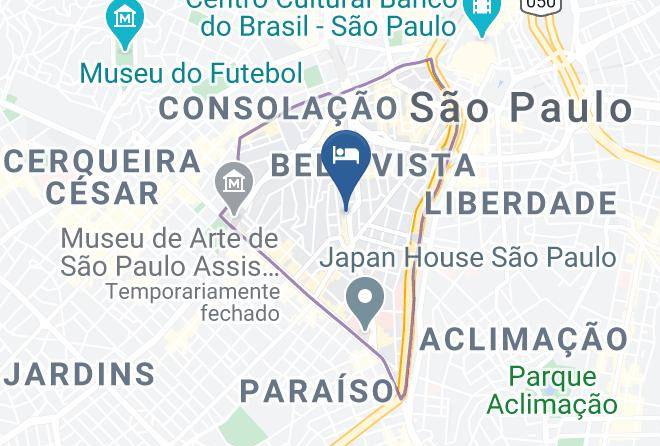 Sao Paulo Jardim Bela Vista - Hotel Abanabas Maps