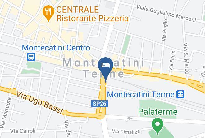 Pistoia - Hotel Abas Montecatini Terme Maps