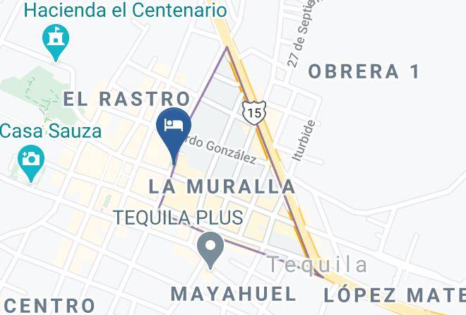Tequila - Hotel Abasolo Maps
