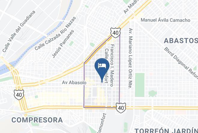 Torreon - Hotel Abasolo Maps