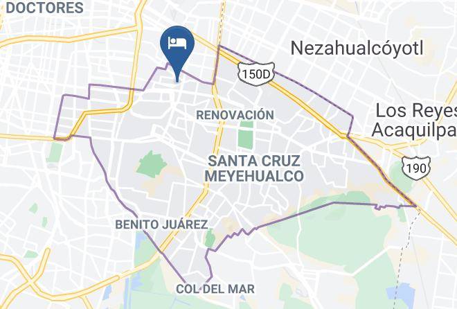 Iztapalapa - Hotel Abastos Plaza Maps