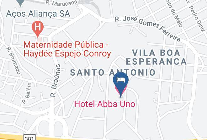 Betim - Hotel Abba Uno Maps