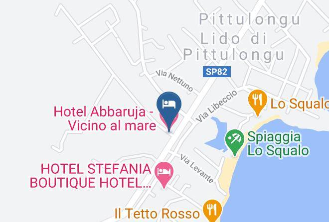 Sassari - Hotel Abbaruja Vicino Al Mare Maps