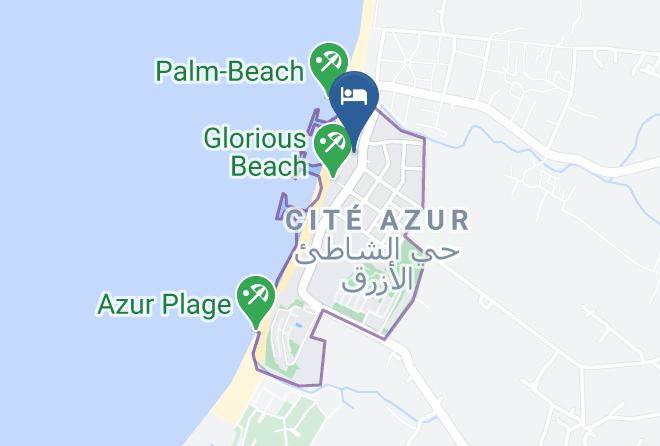 Algeria - Hotel Abbasside Palace Beach Maps