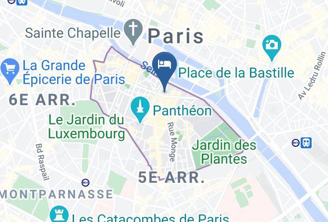 Paris - Hotel Abbatial Saint Germain Maps
