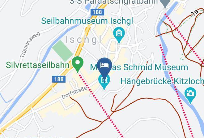 Landeck - Hotel Abendrot Maps