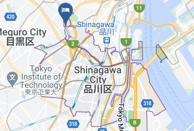 Shinagawa Ward - Hotel Abest Meguro Maps