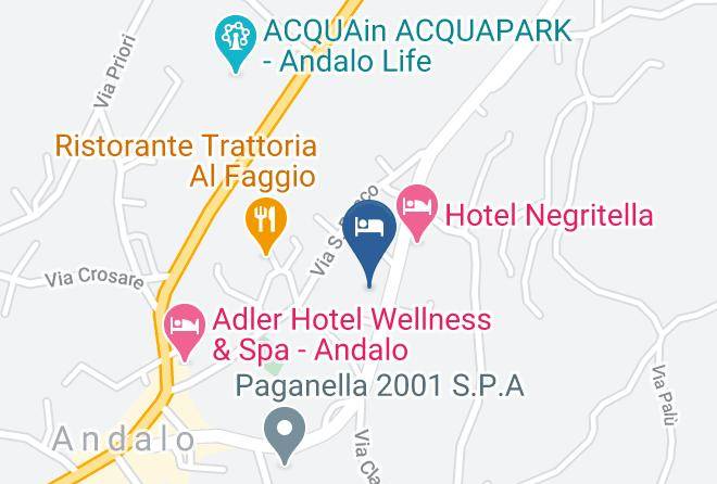 Trento - Hotel Abete Bianco Maps