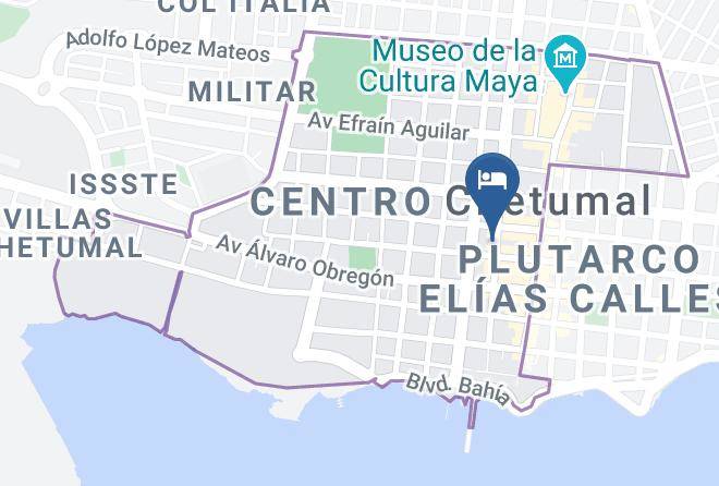 Othon P Blanco - Hotel Grand Marlon Maps