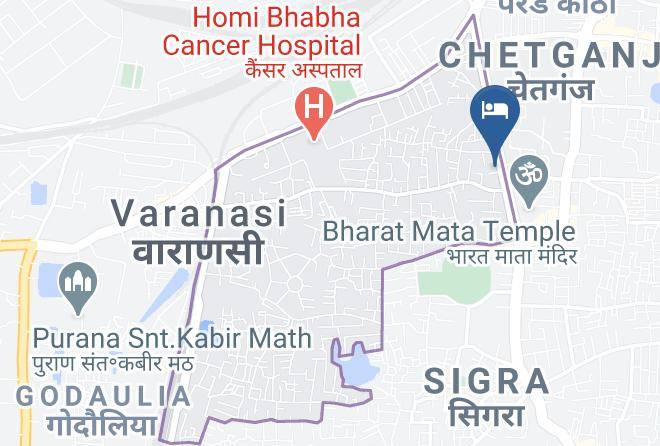 Varanasi - Hotel Abhinav International Maps