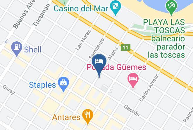 General Pueyrredon Partido - Hotel Abra Marina Maps