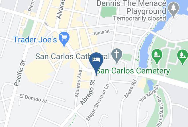 Monterey - Hotel Abrego Maps