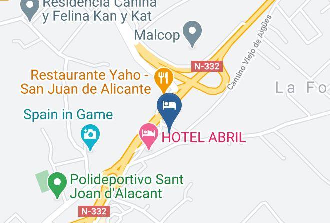 Alicante - Cafeteria Abril Maps